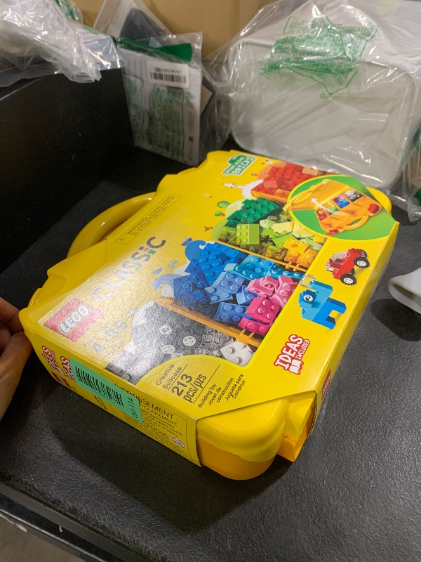 Photo 1 of LEGO Classic Creative Suitcase 10713 - Includes Sorting Storage Organizer Case with Fun Colorful Building Bricks, Preschool Learning Toy for Kids, Boys and Girls Ages 4 Years Old and Up