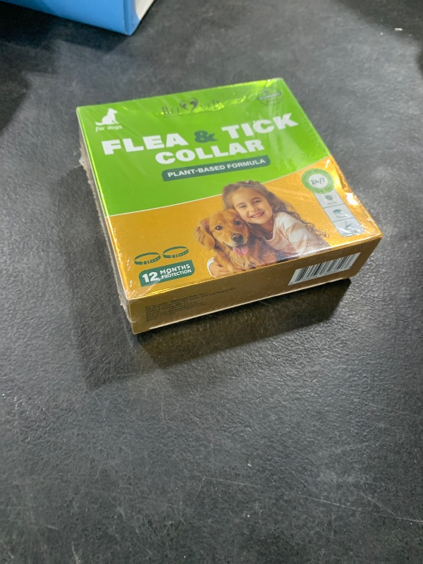 Photo 1 of Natural Flea & Tick Repellent Collar for Dogs – Plant-Based, Waterproof, 6-Month Pest Protection – Adjustable, Safe (1 Pack, 2 Count)