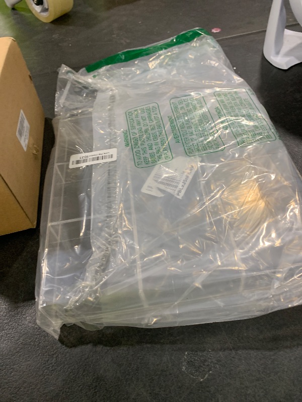 Photo 1 of Whitmor 6-Section Clear Drawer Organizer