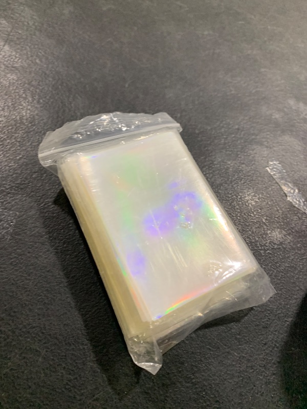 Photo 1 of Mandu Deco Kpop Photocard Sleeves Clear Polypropylene Card Protector for Albums Photocards, PVC Free and Acid Free, 100 Sleeves per Pack (57x88mm)
