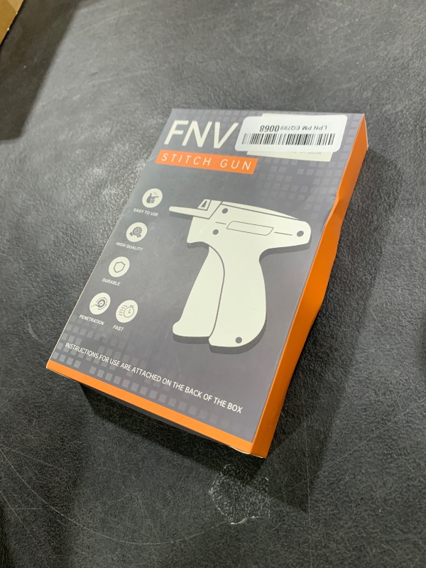 Photo 1 of FNV Quicker Clothing Fixer, Stitch Gun for Clothes, Quicker Sewing Gun for Cloth, Mini Sewing Stitch Machine with 6 Needles, 1000 Black&1000 White Fasteners (Light Blue)