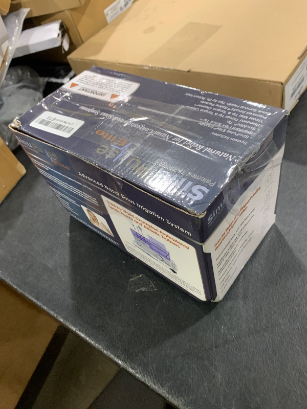 Photo 1 of SinuPulse Elite Advanced Nasal Irrigation System with 30 SinuAir Saline Packets, Pulsating Nasal Congestion Relief & Sinus Rinse Machine, More Effective Than Neti Pot or Nose Spray