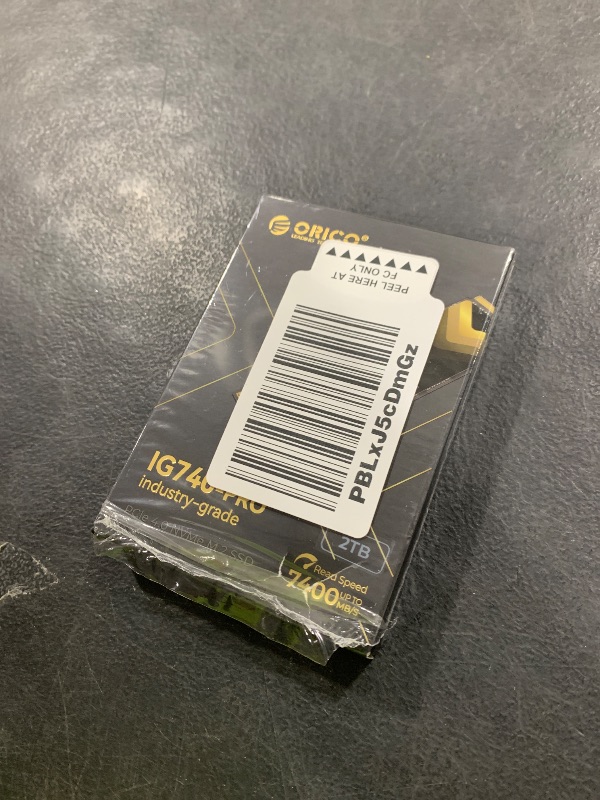 Photo 1 of ORICO Industrial SSD 2TB M.2 NVMe SSD, PCIe 4.0 Drive with 7450MB/s Read Speed, TLC NAND, Advanced Data Security and Innovative Heatsink, for Industrial PC, Personal Laptop and PS5 - IG740PRO