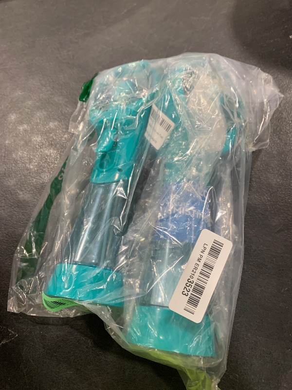 Photo 1 of O2COOL 2 Pack Elite Battery Powered Handheld Water Misting Fans (Teal)