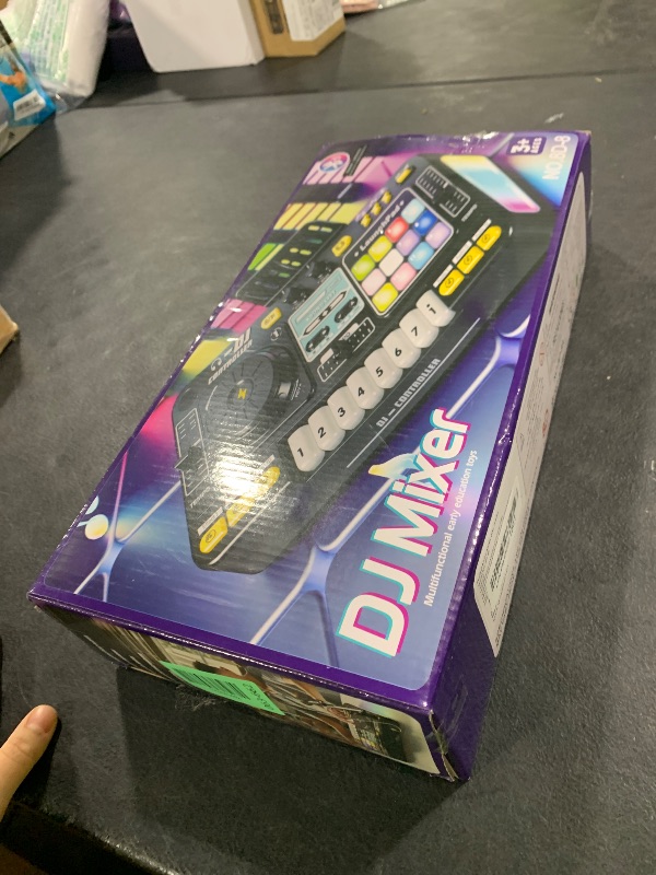 Photo 1 of Kids Toys DJ Mixer for Party: Music Toy with Bluetooth & Microphone for Ages 3+ - 2000+ Sound Effects & Colorful Light - Idea Gift for Birthday Holiday
