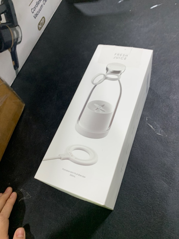 Photo 1 of Portable Personal Mini Blender for Women: 11.8 fl oz Small Smoothie Juicer Cup for Shakes and Baby Food with Wireless Charging - Ideal for Moms & Commuters