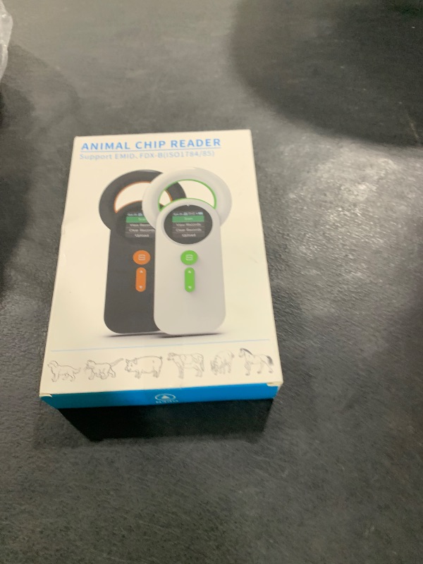 Photo 1 of Alacrity Bluetooth Pet Microchip Reader Wireless RFID Animal Chip ID Reader Scanner Animal ID Tag Handheld Scanner Animal Tag Reader EMID FDX-B(ISO11784/11785) 134.2KHz/125KHz