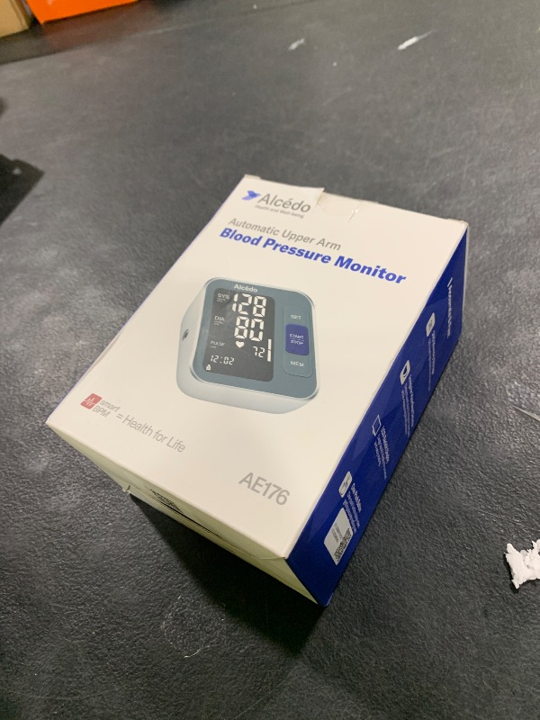 Photo 1 of Alcedo Blood Pressure Monitor for Home Use, Automatic Digital BP Machine with Large Cuff for Upper Arm (Black Backlit Screen)
