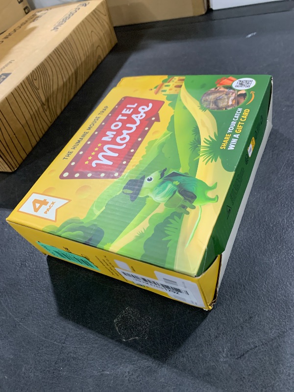 Photo 1 of Motel Mouse Humane No Kill Live Catch and Release Mouse Traps, Reusable with Cleaning Brush - 4 Pack