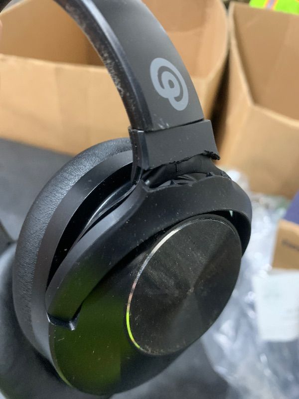 Photo 1 of Upgrade Pro?level Hybrid Active Noise Cancelling Headphones with HD Sound, Wireless Bluetooth Headphones Over The Ear Unequaled Comfort, Vivid Deep Bass, for Home Office Travel Birthday Gift, Black