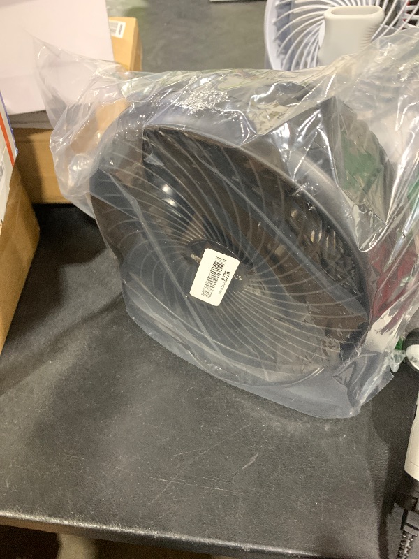 Photo 1 of Amazon Basics Air Circulator Fan, Desk Fan for Bedroom, Home and Office, With 90-Degree Tilt Head, 3 Speed Settings, Lightweight (3 LBS), 35 Watts, Black, 11.1"W x 6.3"D x 10.9"H