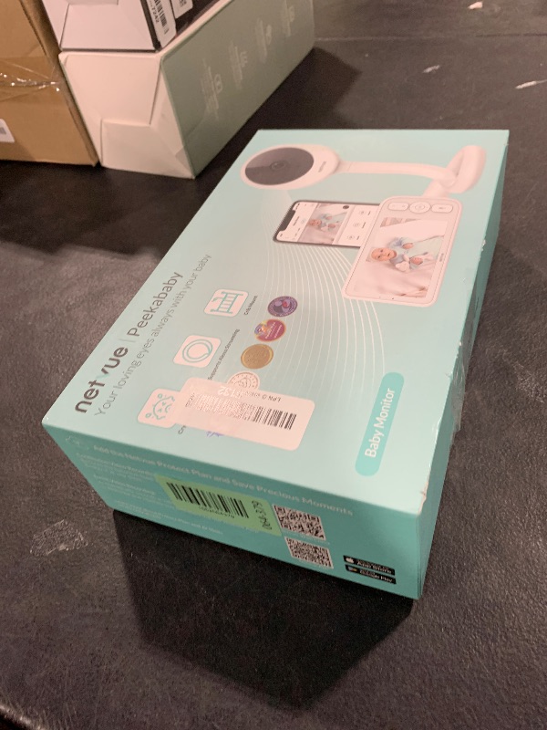 Photo 1 of NETVUE Peekababy Baby Camera Monitor Video - Baby Monitor with Camera and Audio, 5" Display, 2-Way Talk, 4 in 1 Bracket Meets The Needs in All Scenarios, Smart Phone App, Cry Detection