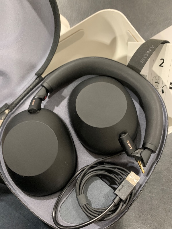 Photo 1 of Sony WH-1000XM6 The Best Noise Canceling Wireless Headphones, HD NC Processor QN3, 12 Microphones, Adaptive NC Optimizer, Mastered by Engineers, Studio-Quality, 30-Hour Battery, Black