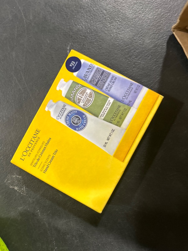 Photo 1 of L'OCCITANE Hand Cream Classics, 3-Piece Set: Moisturizing Hand Creams, Iconic Scents, Vegan, All Skin Types, Perfect Gift, Made in France