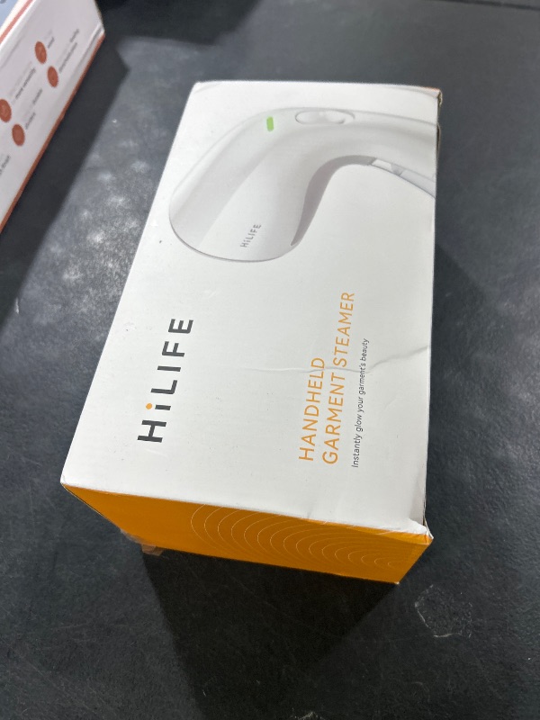 Photo 1 of HiLIFE Steamer for Clothes, Handheld Clothes Steamer with Large 300ml Tank, 1100W Strong Power, 30S Fast Heat-up, Garment Fabric Wrinkle Remover, Portable & Compact Travel Size ONLY FOR 120V (White)