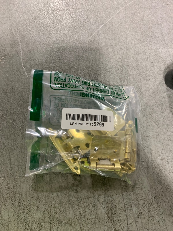 Photo 1 of Vallecloud 4 Pack (2 Pair) Gold (Brass) Self Closing Cabinet Hinges for Kitchen Cabinet Door, 1/2" Overlay (Variable) Semi Concealed Kitchen Cabinet Hinges