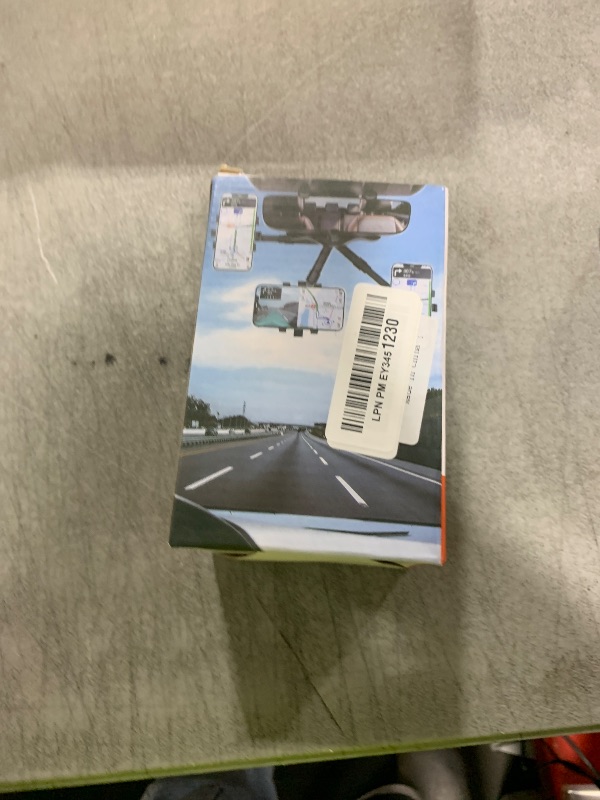 Photo 1 of SXhyf Rear View Mirror Phone Holder, 2023 Rotatable and Retractable, Universal Mount, Cell Car Fit for iPhone 11 12 13 14 Pro Max Samsung All Phone