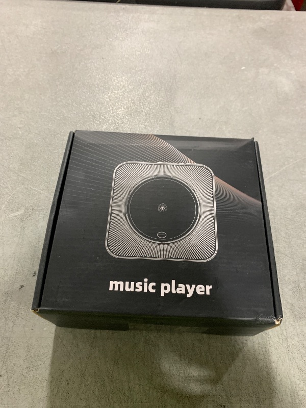 Photo 1 of Gueray CD Player Portable Bluetooth Desktop CD Player for Home with Timer Built-in HiFi Speakers with LCD Screen Display Boombox FM Radio USB Type-c