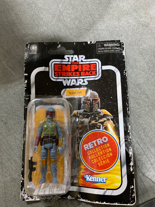 Photo 1 of Star Wars Retro Collection Boba Fett Toy 3.75-inch Scale The Empire Strikes Back Action Figure, Toys for Kids Ages 4 and Up