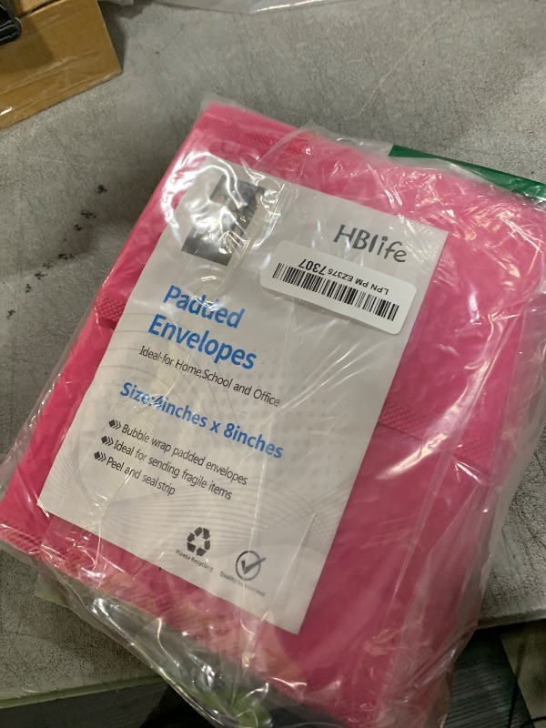 Photo 1 of HBlife 40 Pcs Hot Pink Bubble Mailers 4x8" Inches, 40 Pack Thick Padded Envelopes, Medium Packaging Bags, Strong Adhesion Mailing Supplies for Small Business