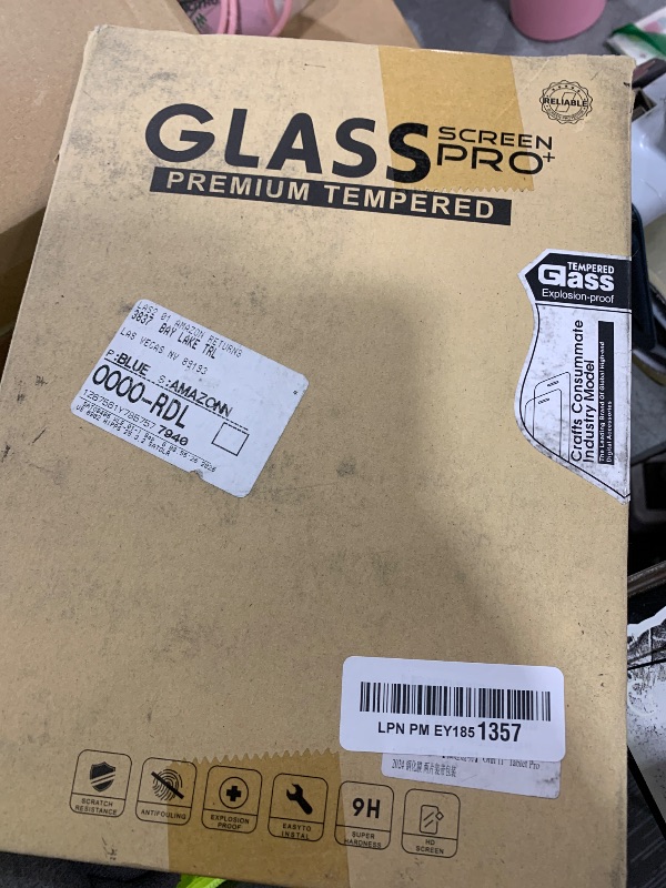 Photo 1 of Hianjoo 2-Pack Tempered Glass Screen Protector Compatible with Onn 11 inch Tablet Pro (2024 Model:100146660), [HD Clarity] [9 Hardness] [Anti-Scratch] [Easy Installation]