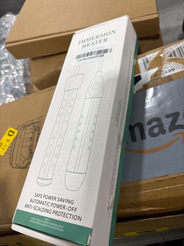 Photo 1 of Immersion Water Heater,with 304 Stainless Steel Cover Intelligent Temperature Control and UL Certification Portable Bucket Heater Heat 5 Gallons of Water in Minutes