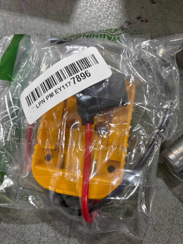 Photo 1 of RVBOATPAT Battery Adapter Compatible with Dewalt 20V Power Wheel Battery Adapter 12 AWG Wire Battery Converters with Fuses and Connectors
