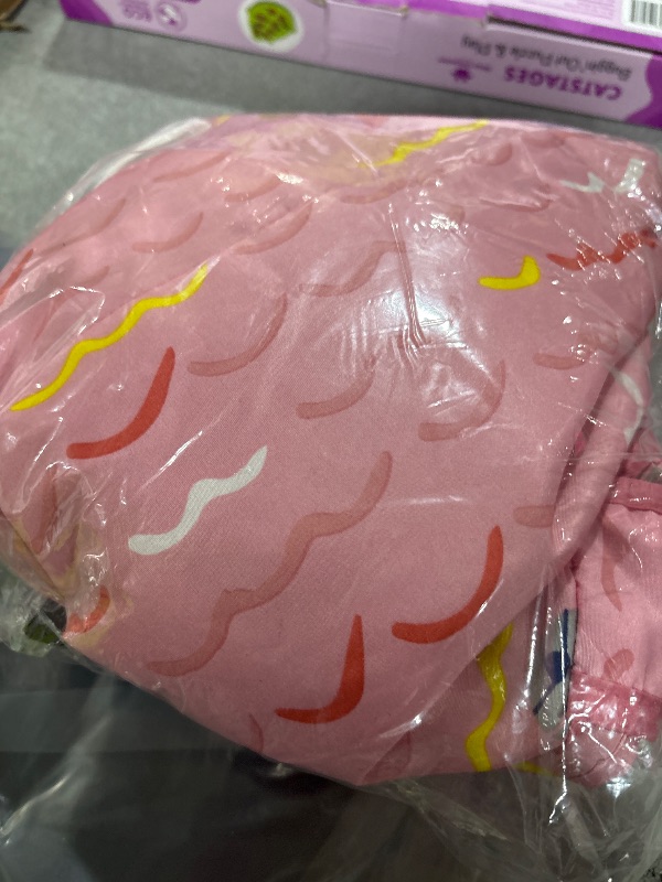 Photo 1 of Portable Shopping Cart Cover, High Chair and Grocery Cart Covers for Babies, Kids, Infants & Toddlers, Attached Carry Bag (Simple Pink Fish)