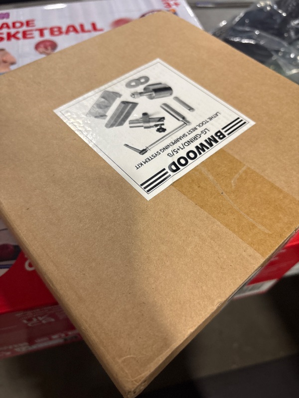Photo 1 of BMWOOD LG-GRIND Lathe Tool Rest Sharpening System Kit, used on Woodturning Lathe, Grinding Jig for wood chisels With 1"x8TPI thread for lathe spindle and 5/8" bore for CBN wheel