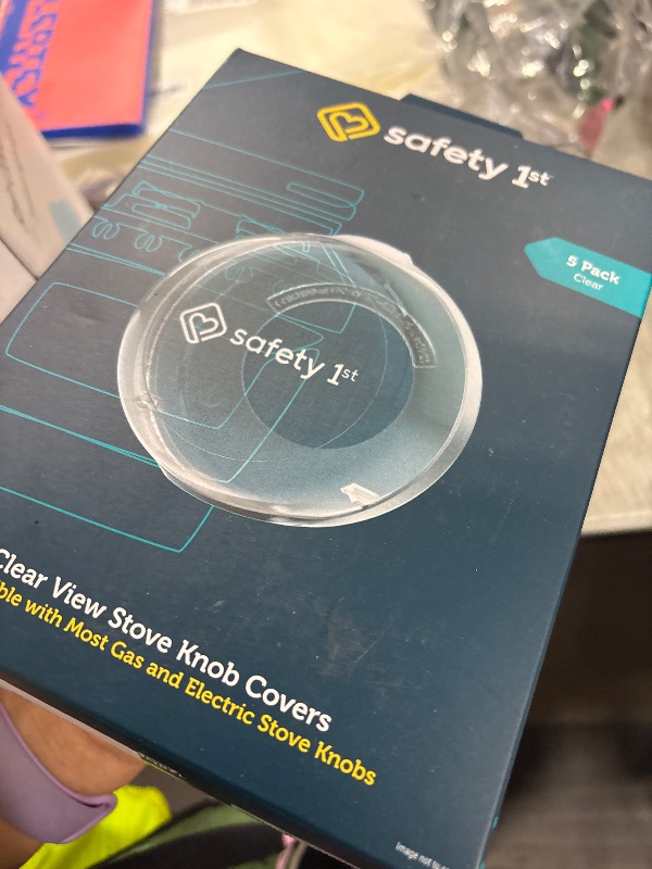 Photo 1 of Safety 1st Child Proof Stove Knob Covers, Clear View Stove Knob Safety Covers (Set of 5)
