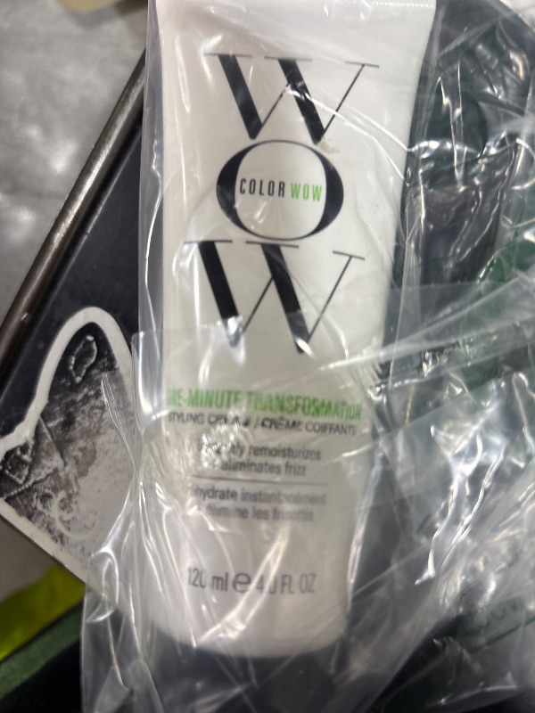 Photo 1 of COLOR WOW One Minute Transformation – Instant frizz fix| Nourishing styling cream smooths, tames + defrizzes on the spot, Avocado oil + Omega 3’s hydrate, repair for silkier, smoother texture