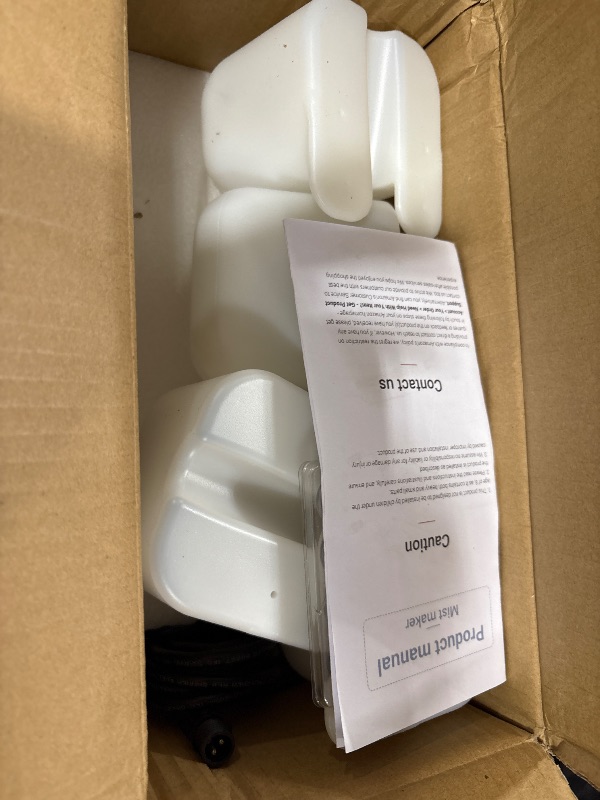 Photo 1 of Toriexon Ultrasonic Fogger 16 Heads, Ultrasonic Mist Maker w/Float 13000ml/H, Pond Fogger w/ 600W Waterproof Power Supply, Perfect for Pond, Greenhouse, Rockery, Lawn, Halloween Decoration