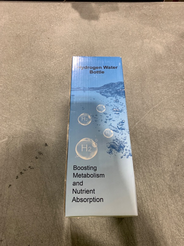 Photo 1 of MOVOCA Upgrade Hydrogen Water Bottle, 3Min 2200PPB Rapid Hydrogen Water Generator -SPE PEM Tech, 14OZ Portable Hydro Water Machine, Health Care Gifts for Husband, Wife, Family, Friends, Travel