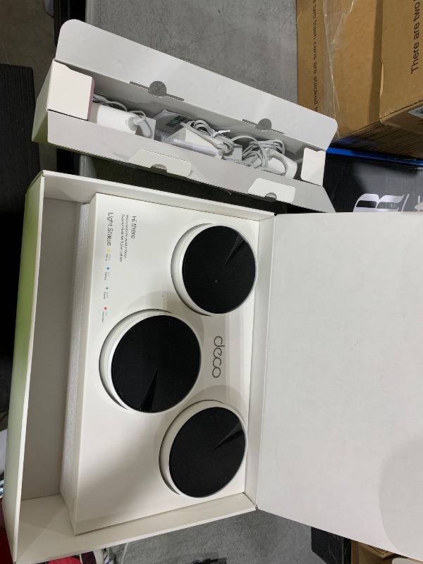 Photo 1 of TP-Link Deco X55 AX3000 WiFi 6 Mesh System - Covers up to 6500 Sq.Ft, Replaces Wireless Router and Extender, 3 Gigabit Ports per Unit, Supports Ethernet Backhaul, Deco X55(3-Pack)