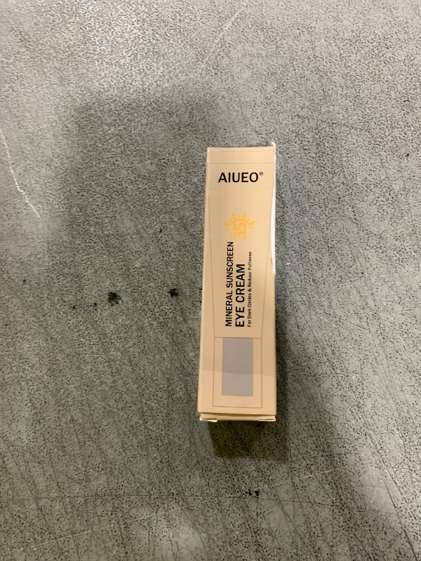 Photo 1 of QIUFSSE Mineral Sunscreen Eye Cream,3-in-1 Under Eye Cream,for Puffiness and Bags Under Eyes,Dark Circle and Wrinkles,Anti Aging,Under Eye Brightener and Concealer,SPF 35 ?Light?