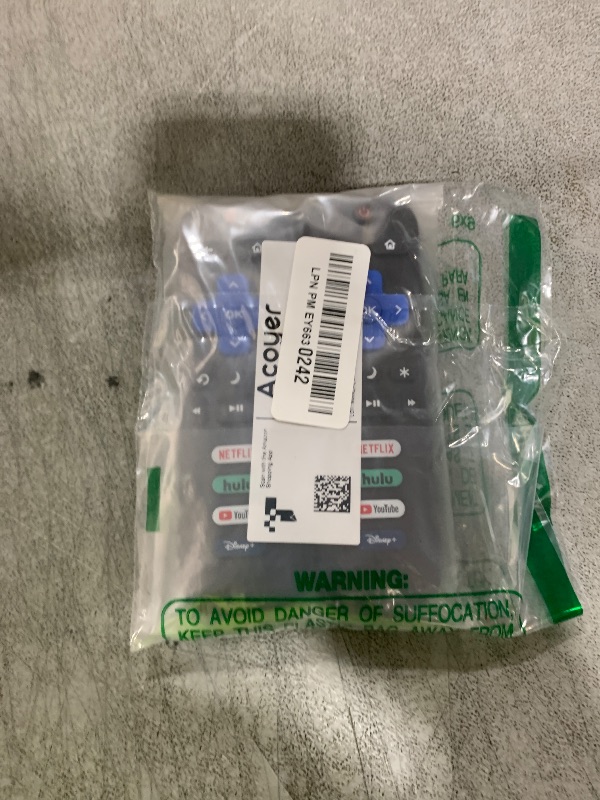 Photo 1 of (Pack of 2) Replacement-Remote-Control for Roku-TV,Compatible for TCL Roku/Hisense Roku/Onn Roku/Philips Roku Smart TVs(Not for Roku Stick and Box)