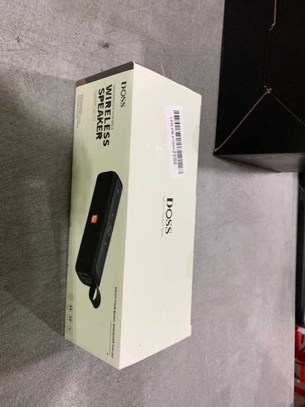 Photo 1 of DOSS E-Go II Bluetooth Speaker with 12W Superior Sound, Loud Bass, IPX6 Waterproof, Built-in Mic, 12H Playtime, for Pool, Beach, Outdoor, and Travel