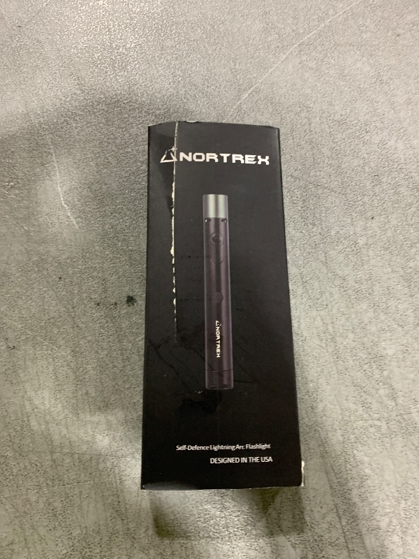 Photo 1 of NORTREX 3-in-1 Self Defense Stun Pen with 90dB Alarm & LED Flashlight - USB Rechargeable Personal Protection Device