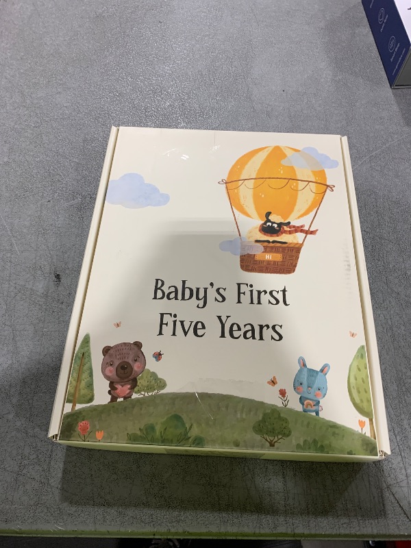 Photo 1 of Baby Memory Book Keepsake | Minimalist First 5 Years Baby Book & Photo Album for Baby Boy or Girl| Gender Neutral Baby Journal Scrapbook for Milestones (Modern)