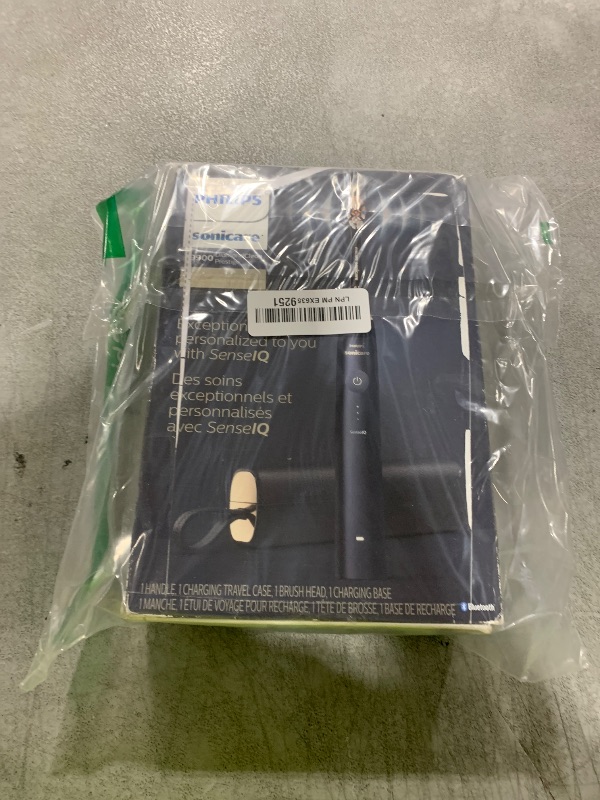 Photo 1 of Philips Sonicare DiamondClean 9900 Prestige Electric Toothbrush - with SenseIQ Technology and Advanced AI App, 5 Brushing Modes, 3 Intensity Levels, Charging Travel Case,Midnight Blue, Model HX9990/12