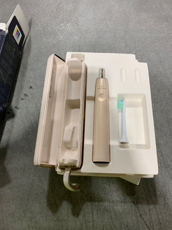 Photo 1 of Philips Sonicare DiamondClean 9900 Prestige Electric Toothbrush - with SenseIQ Technology and Advanced AI App, 5 Brushing Modes, 3 Intensity Levels, Charging Travel Case,Midnight Blue, Model HX9990/12