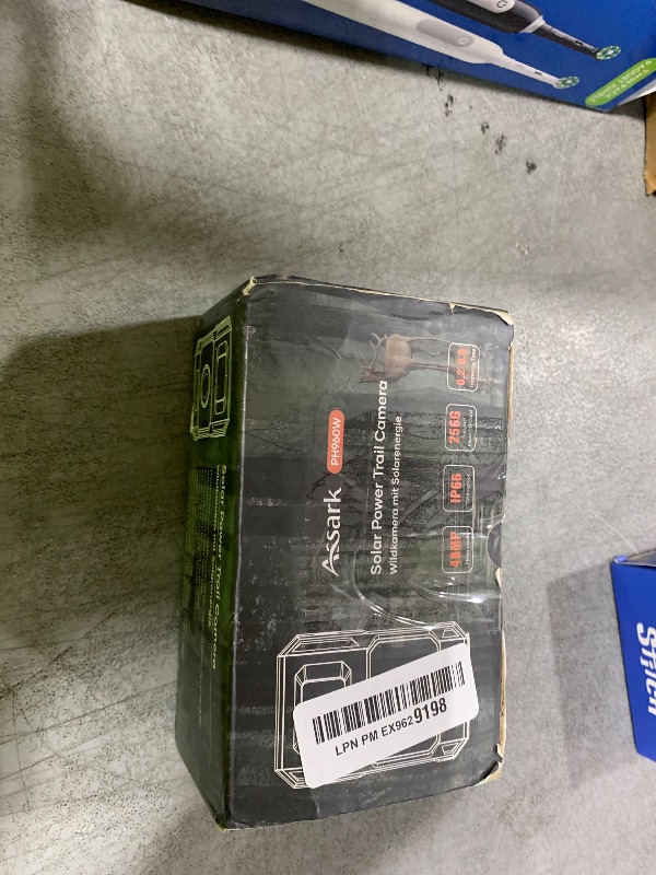 Photo 1 of Assark Solar Trail Camera 48MP 30FPS, WiFi Bluetooth Game Camera with Motion Activated 0.2s Trigger, Night Vision Motion Activated IP66 Waterproof for Wildlife Scouting with 32GB Micro SD Card