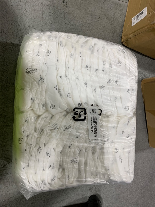 Photo 1 of Amazon Basics Male Dog Diapers, 30 Count, Large, Ultra Absorbent Disposable Wrap with Secure Fit, Leakproof and Comfortable