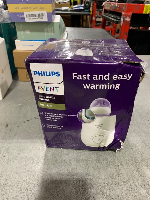 Photo 1 of Philips Avent Premium Fast Bottle Warmer, with Smart Temperature Control, Water Bath Technology, Automatic Shut-Off, Model SCF358