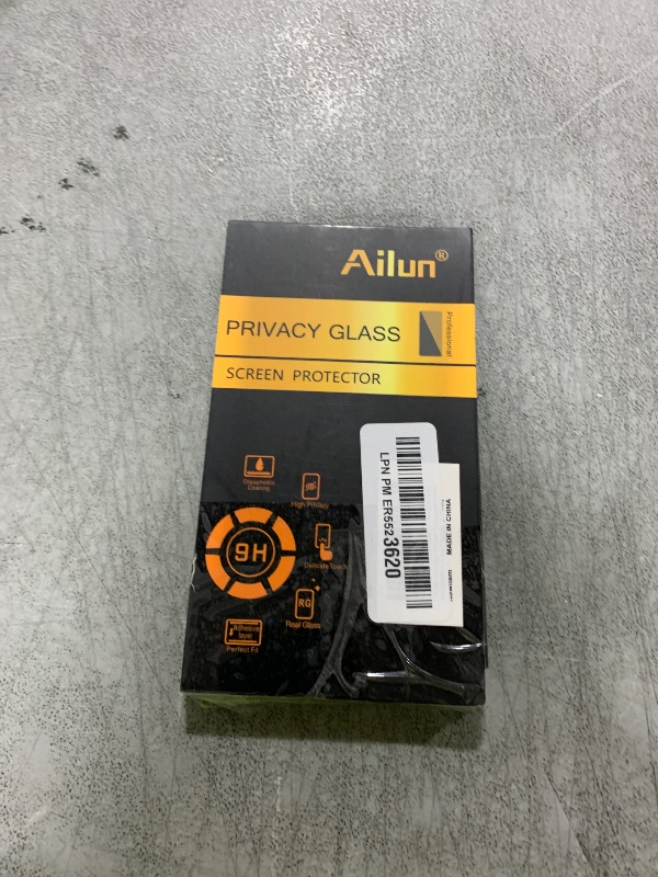 Photo 1 of Ailun Privacy Screen Protector for iPhone 16 / iPhone 15 / iPhone 15 Pro [6.1 Inch] 3 Pack Anti Spy Private Tempered Glass Anti-Scratch Case Friendly [3 Pack][Not for iPhone 16 Pro 6.3 inch]
