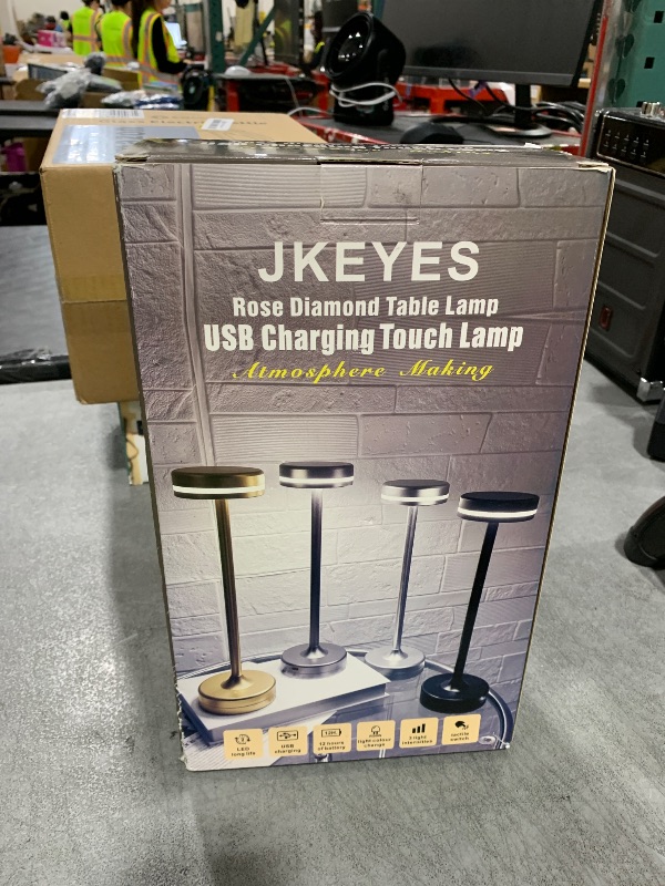 Photo 1 of 2PCS Cordless LED Rechargeable Table Touch Lamp,3 Color Stepless Dimming,Built-in 5000mAh Battery Table Light, Ambient Light for Restaurant Patio Office Dorm Terrace Outdoor Party Bar Cafe Desk(Black)