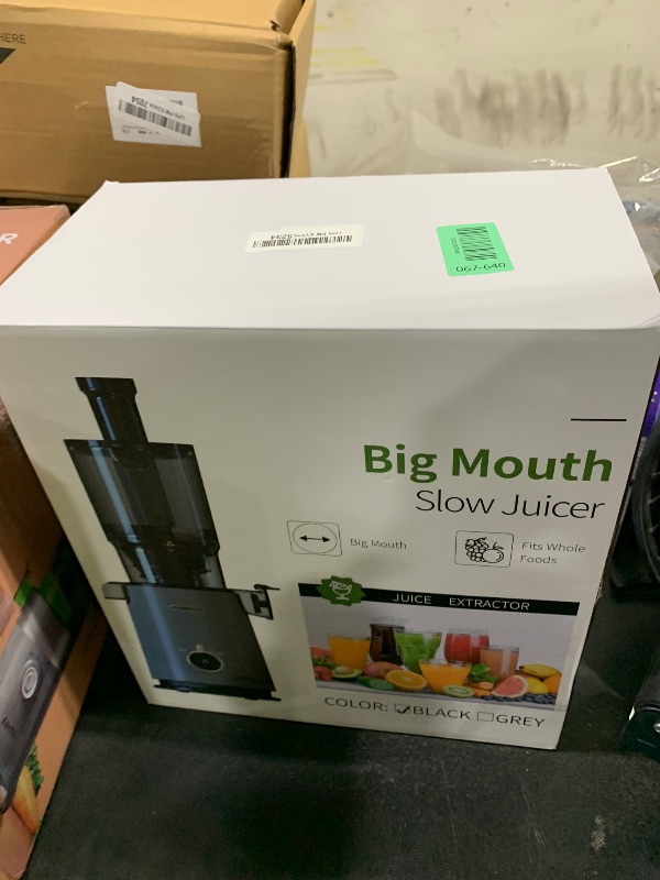 Photo 1 of ECOSELF Juicer Machines with Large Feed Chute, Professional Hands Free Cold Press Juicer For Whole Fruits & Vegetables, Self Feeding for Juice Extractor Machine, Easy to Clean