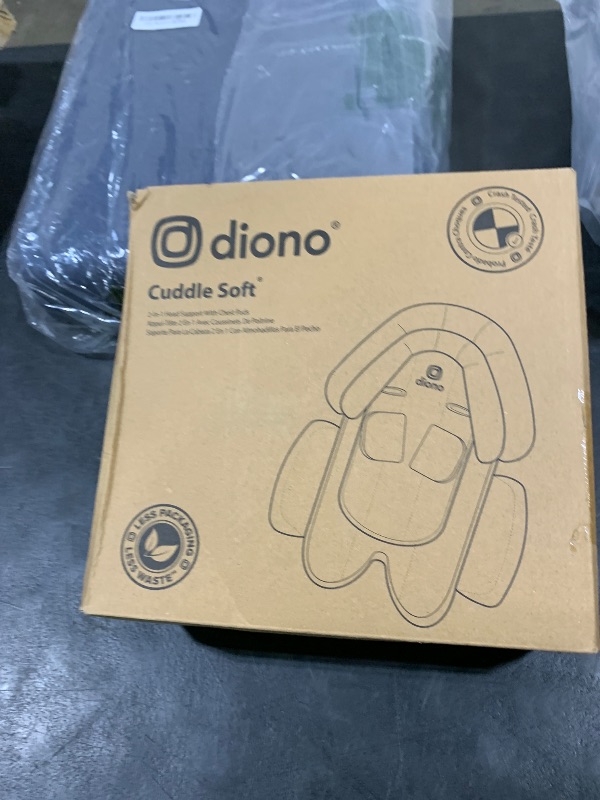 Photo 1 of Diono Cuddle Soft 2-in-1 Head Support, Comforting Head and Body Support for Babies, Converts depending on Infants Size, Purple Wildberry