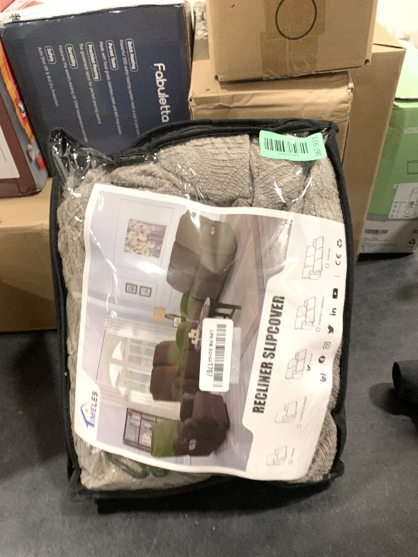 Photo 1 of Timeles Recliner Covers Recliner Loveseat Covers Reclining Couch Covers Sofa Slipcovers Stretch Soft Washable (Two-Seater, Taupe)