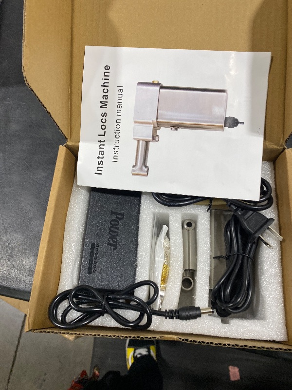 Photo 1 of Automatic Dreadlock Machine, Instant Lock Machine for Dreadlocks, Loc Machine for Dreadlocks, Dreadlock Tools for Locs, Fast Loc Machine with 3 Replacement Holes(0.2/0.3/0.4in)